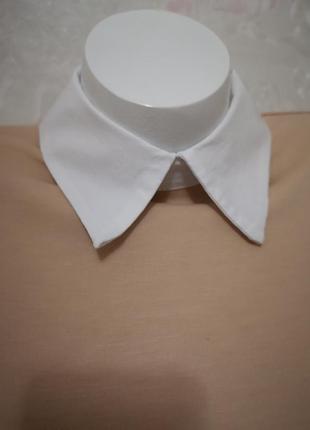 Кофта баска з білим коміром, рубашка с баской gepur с белым воротником3 фото