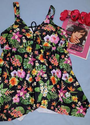 Верх от купальника раздельного размер 54 / 20 черный бюст d новый для беременных