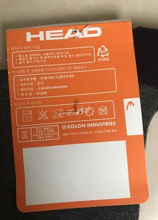 Шкарпетки фірмові стильні модні дорогий бренд head на розмір 37