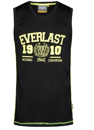 Оригинальный мужская спортивная майка из everlast черный размер s, m,