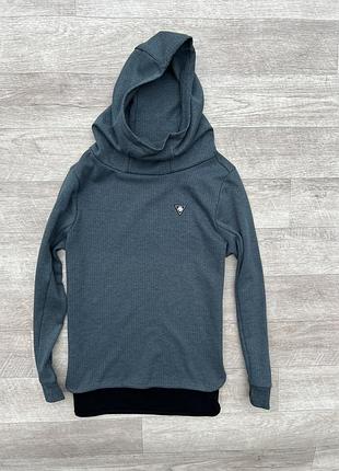 Next кофта s мужская худи зеленая