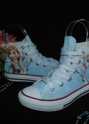 Гламурные кеды converse 30р,ст 19,5 см.мега-выбор обуви и одежды!1 фото