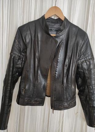 Koranso куртка шкіряна байкерська