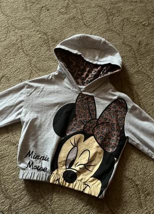 Толстовка minnie mouse disney 116-122