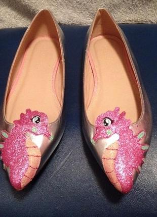 Шкіряні балетки asos