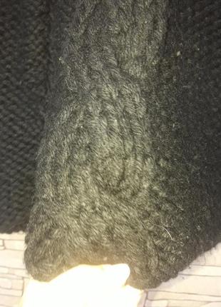 Шерстяной свитер imperial оверсайз крупной вязки, состояние нового4 фото