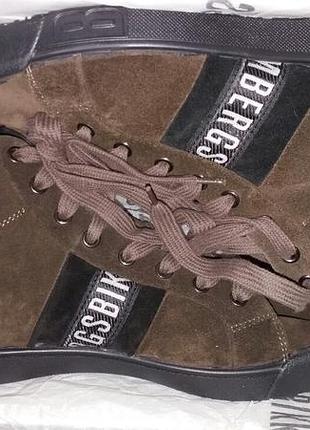 Новые замшевые кеды bikkembergs