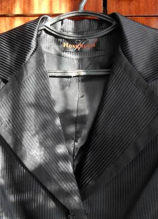 Шикарный фирменный деловой пиджак размер 422 фото