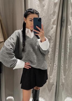 Трикотажний теплий светер кофта zara