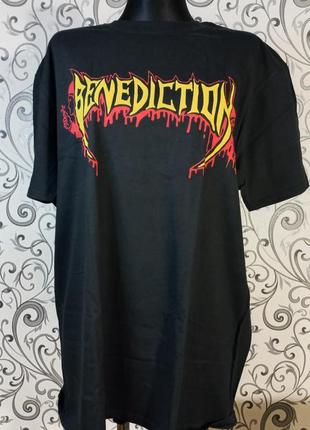 Benediction новая футболка. металл мерч.