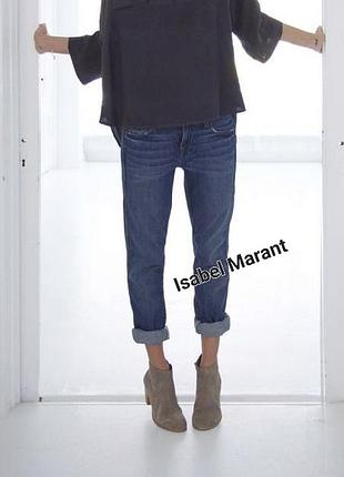 Замшевые ботильоны ботинки казаки isabel marant