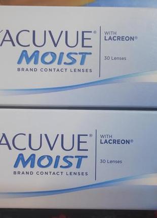 Лінзи контактні acuvue moist 1 day