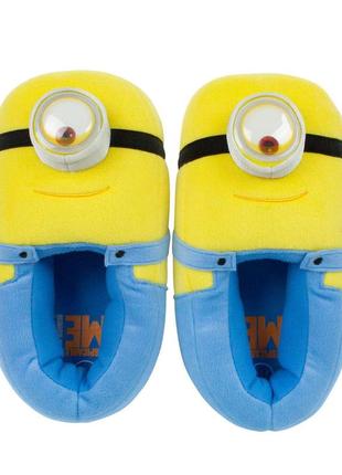 Легендарные домашние тапочки слипперы с 3d миньонами minions despicable me 3d slippers.