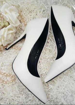 Свадебные туфли, белые туфли, туфли на свадьбу 39 размер. 05070907874 фото