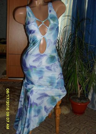 Платье в пол с асимметричным низом ( обалденное )1 фото