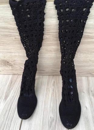 Гладиаторы ручная работа handmade туфли сапожки стильные актуальные тренд