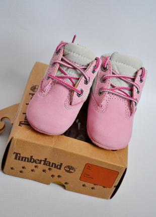 Пинетки теплые  кожаные timberland 9.5см