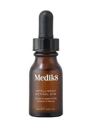 Ночная сыворотка для лица medik8 intelligent retinol 6tr с ретинолом 0,6% и витамином а, 4-15 мл.