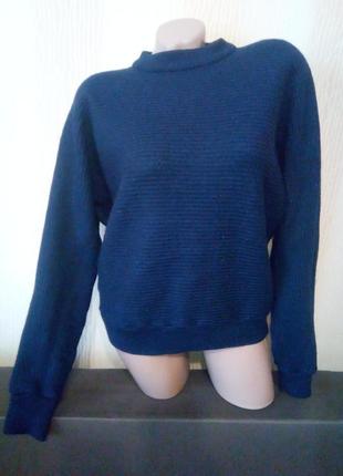 Светр, бомпер темно-синього кольору р. 42-46