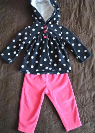 Костюм флисовый на малышку от carter`s