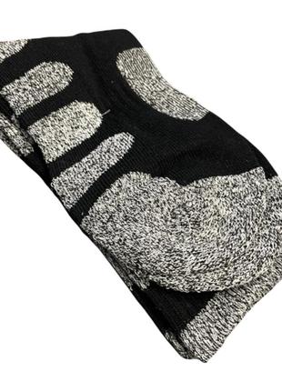 Спортивные компрессионные носки coolmix for surveyors 38-44 тепло удерживающие темно-серый2 фото