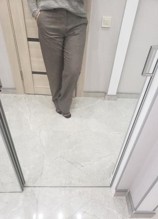 Полушерстяные брюки размер l jan  paulsen  французский бренд  на высокую девушку
