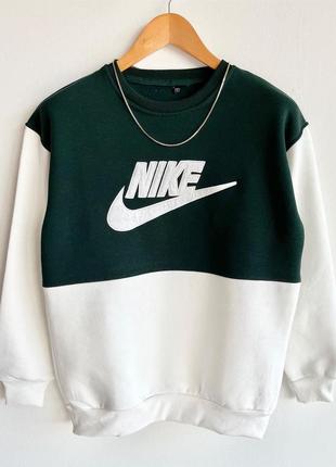 Світшот теплий фліс кофта nike