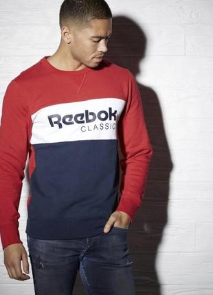 Джемпер reebok f archive stripe crew