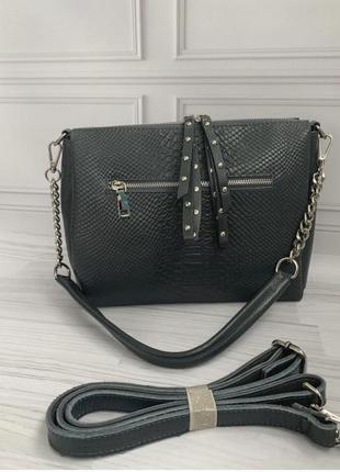 Жіноча шкіряна сумка