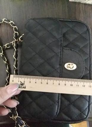 My bag srl стеганная сумка кросс боди на цепочке в стиле chanel6 фото