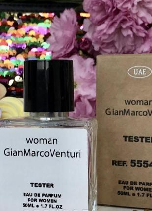 Тестер gian marco venturi woman жіночі парфуми концентрат жан марко вентурі вумен вентурі парфуми tester