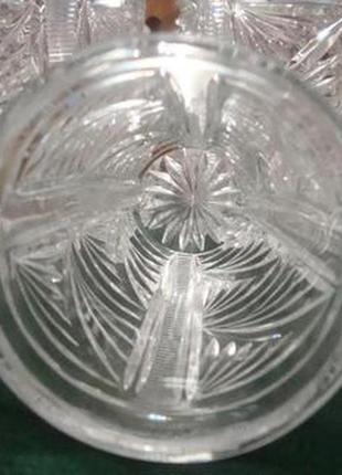 Красивые стаканы набор 4 шт хрусталь германия №717