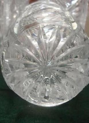 Красивые стаканы набор 4 шт хрусталь германия №717