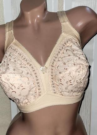Бюстгальтер натуральний без кісточок вибита прошва