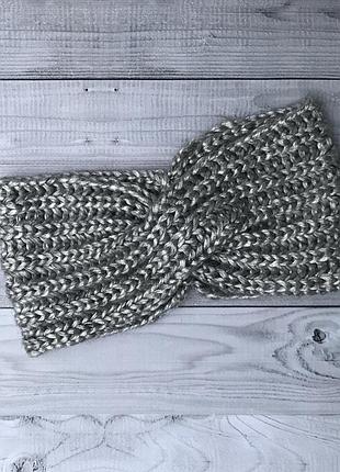 Розпродаж чалма пов’язка тепла блискуча чалма пухнаста мохер вовна ангора повязочка на голову