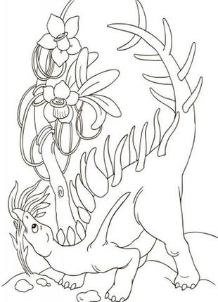 Дитяча книга розмальовок: динозаври 670016 укр. мовою топ6 фото