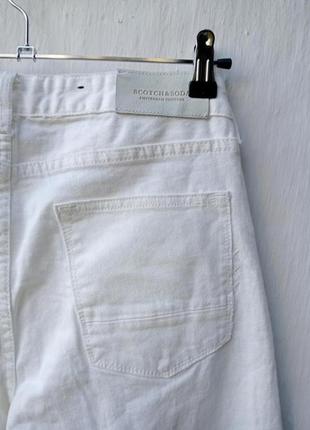 Классные молочные базовые джинсы мом scotch & soda amsterdam couture 👍6 фото