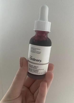 Пилинг для лица the ordinary aha 30% + bha 2% peeling solution3 фото