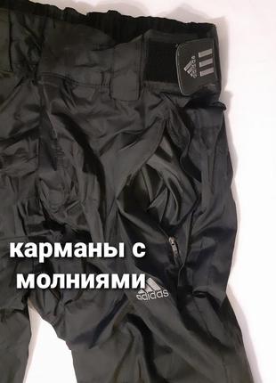 Термо штаны брюки зимние  универсальные 56-62 двойные плащевка на флисе мужские спортивные7 фото
