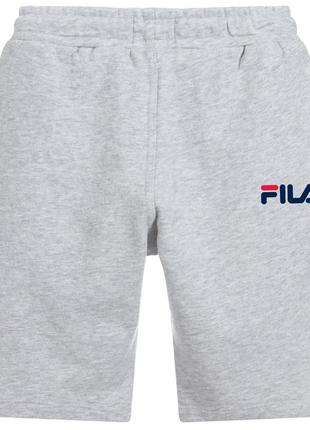 Мужские трикотажные шорты фила, шорты fila л размер, серые шорты