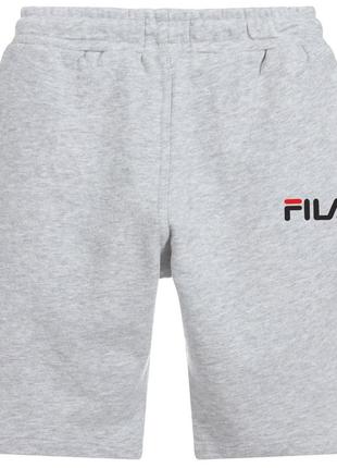 Мужские трикотажные шорты фила, шорты fila хл размер, серые шорты