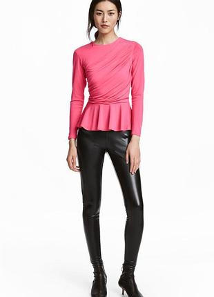 Легинсы из искусственной кожи 6-9 H&M