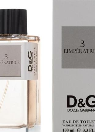 100 мл туалетна вода dolce & gabbana l`imperatrice 3 — (ж)