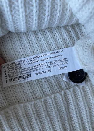 Кардиган pull &amp; bear белый9 фото