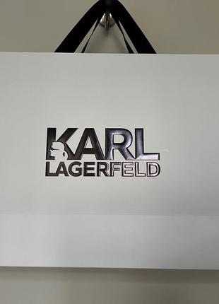 Величезний крафтовий картон пакет karl lagrfeld