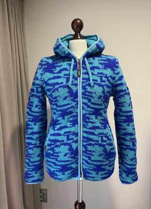 Лыжная вязаная куртка  бренд  sherpa шерсть