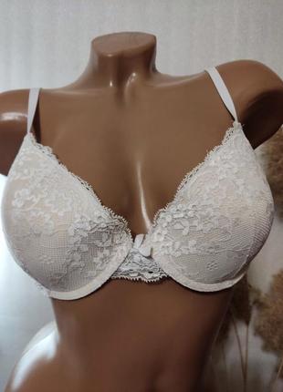 🔥красивий білий бюстгальтер пуш-ап 85с🔥