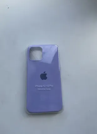 Чехол full silicone case на iphone 12 и 12 pro lilac + подарок3 фото