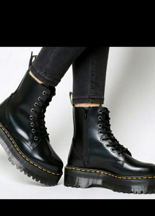 Черевики dr. martens jadon black2 фото