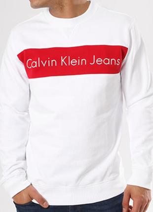 Світшот білий calvin klein jeans